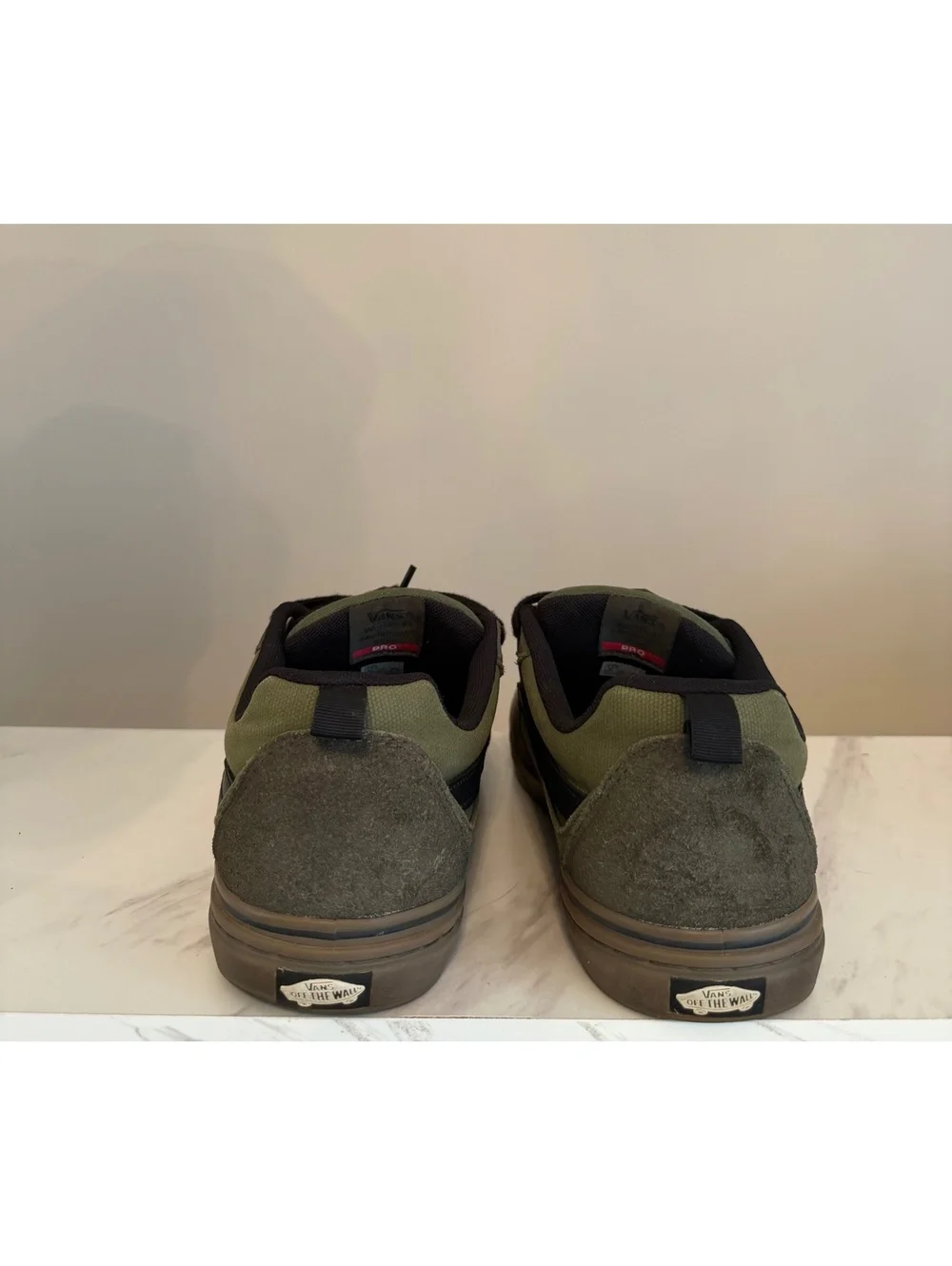 Vans Kyle Walker Pro Skate Shoes – Olive Green / Black / Gum – Men’s Size 13